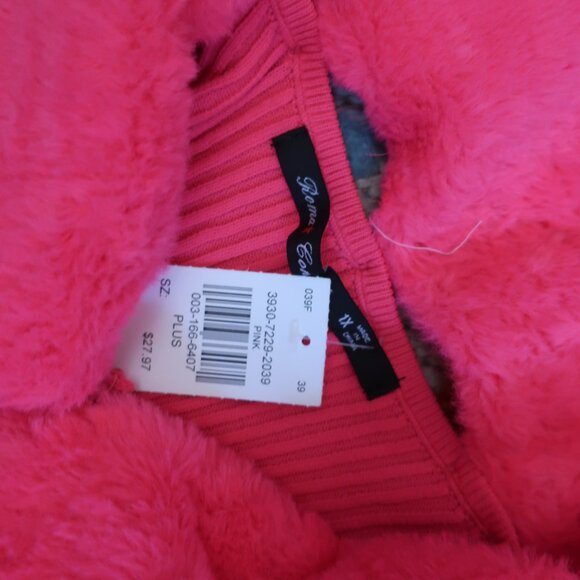 Hot Pink Ribbed Sweater Dress Barbie Elle Woods SATC Halloween Costume - Picture 2 of 3